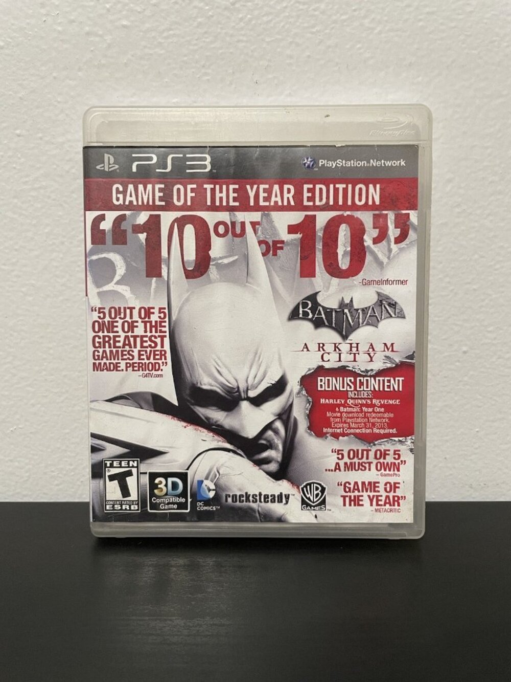 Batman Arkham City GOTY PS3 PlayStation 3 Game Of Year Edition CIB w/ Manual